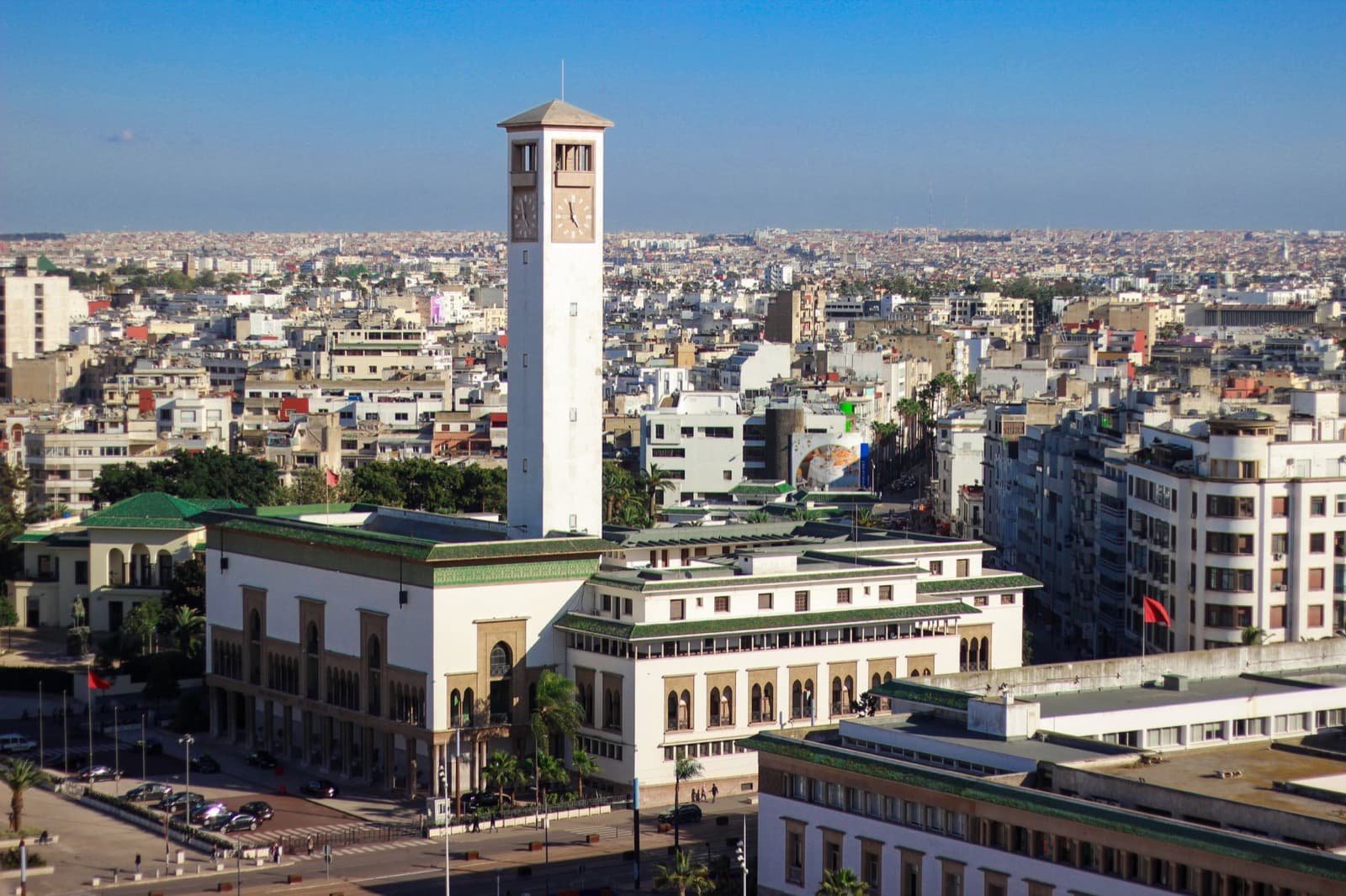 منظر لوسط مدينة الدار البيضاء